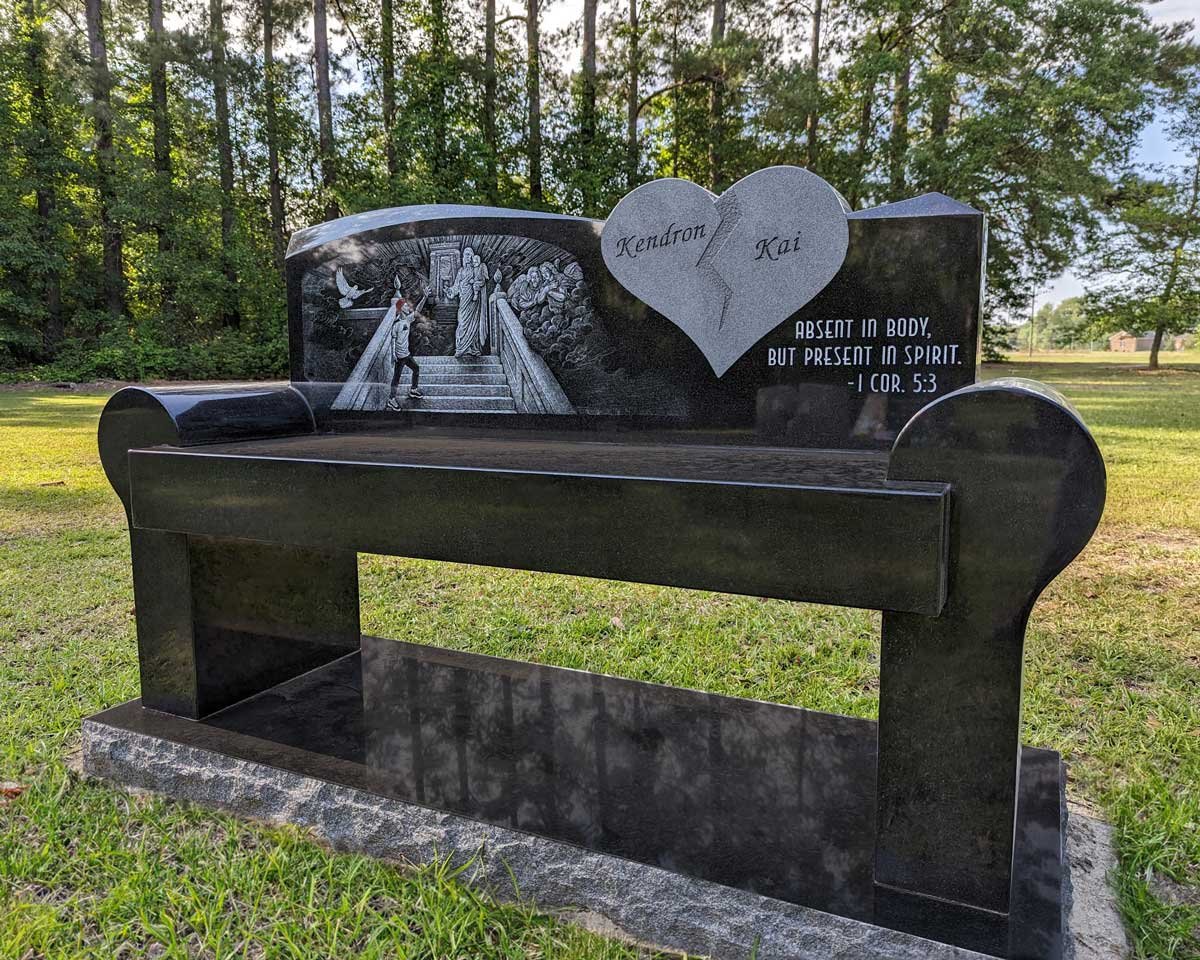 Custom Bench Memorials Portfolio — Brown Memorials