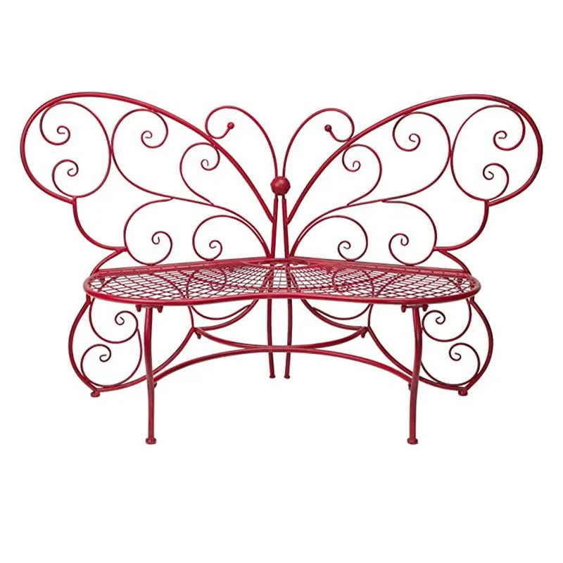 Metal memorial for garden in the shape of a butterfly