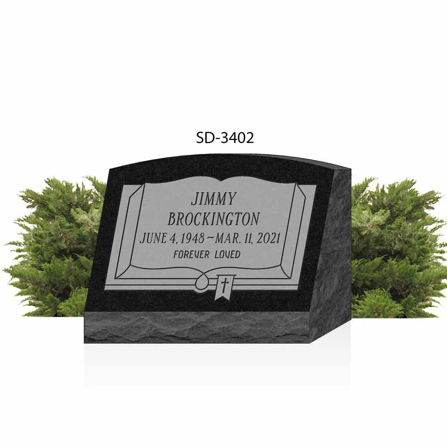 Single Slant Headstone and Slant Grave Marker Prices — Brown Memorials