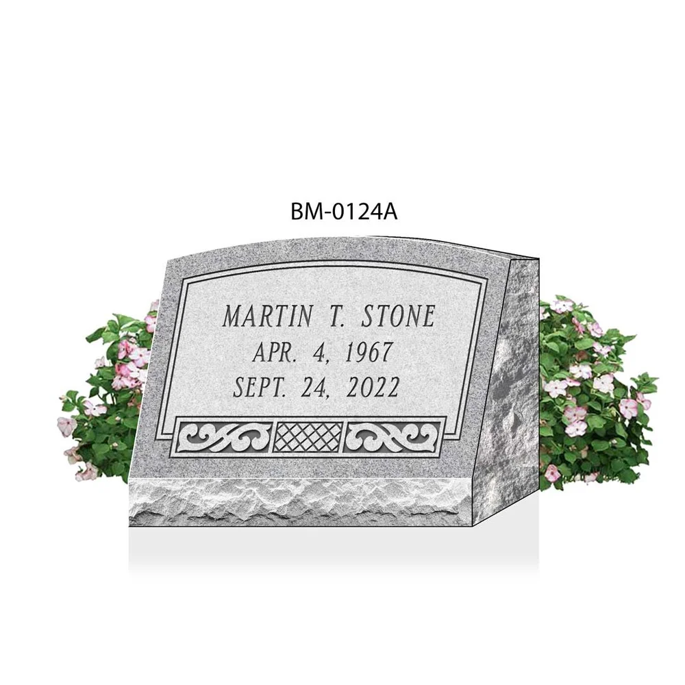 Single Slant Headstone and Slant Grave Marker Prices — Brown Memorials