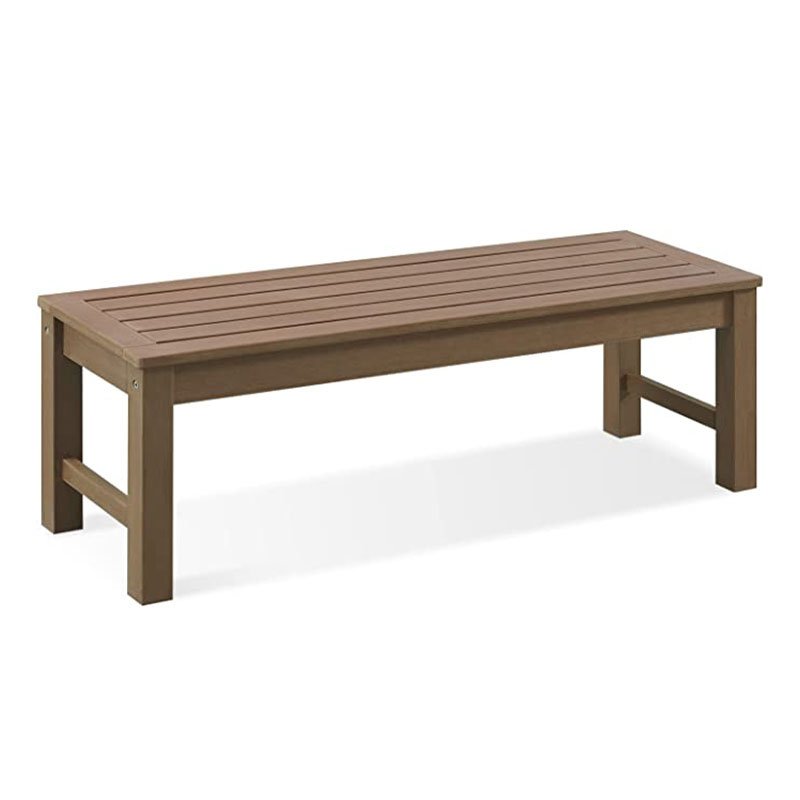 Minimal memorial bench for garden