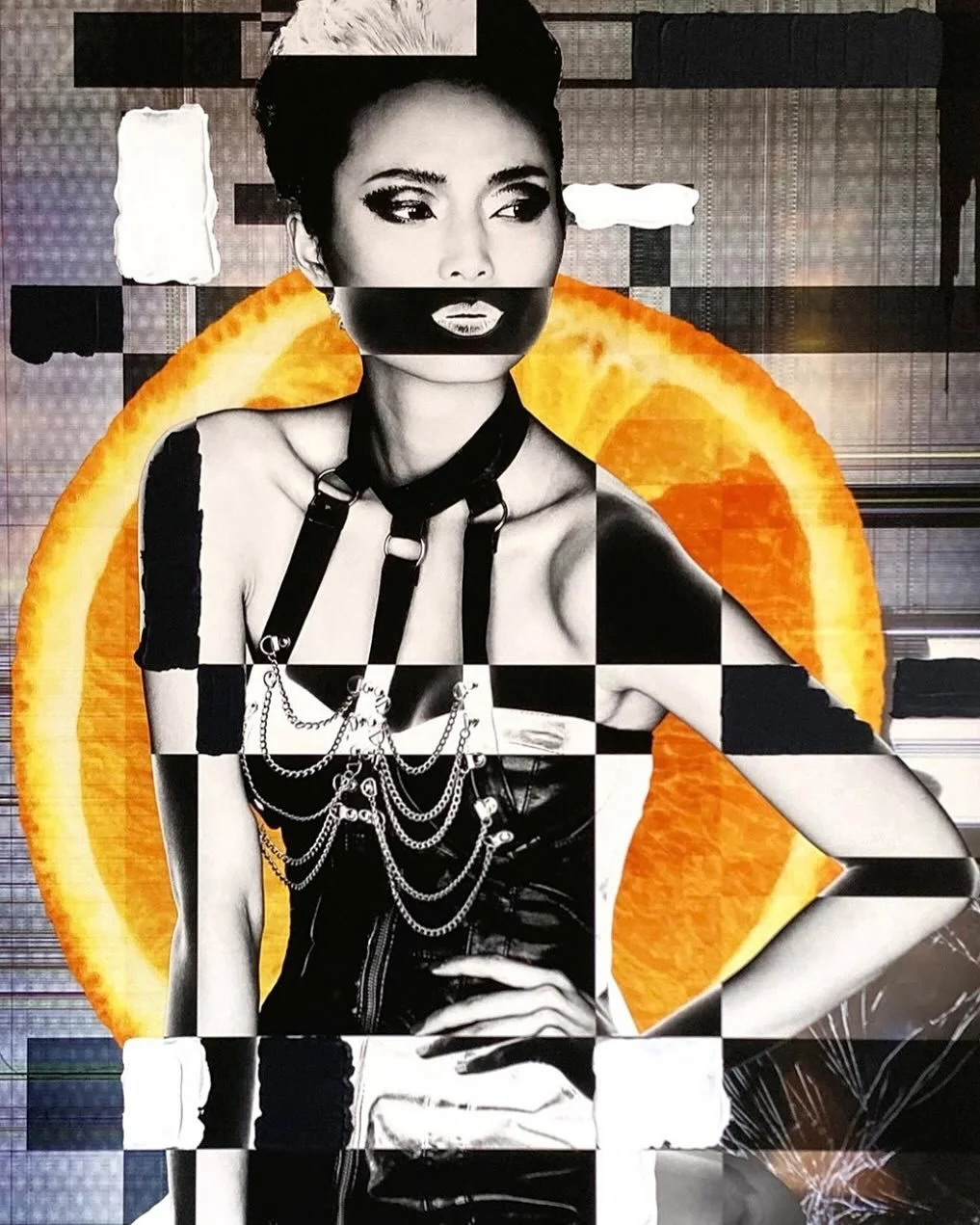 TV TEST PATTERN X SHAKIRA, CHINA, 2011, 1-OF-1, 28X18.5&rdquo;
Unique original art work 1-of-1 on Archival Hahnemuehle Bamboo 290 gsm. Mounted on Foamboard. Hand-applied Acrylic paint