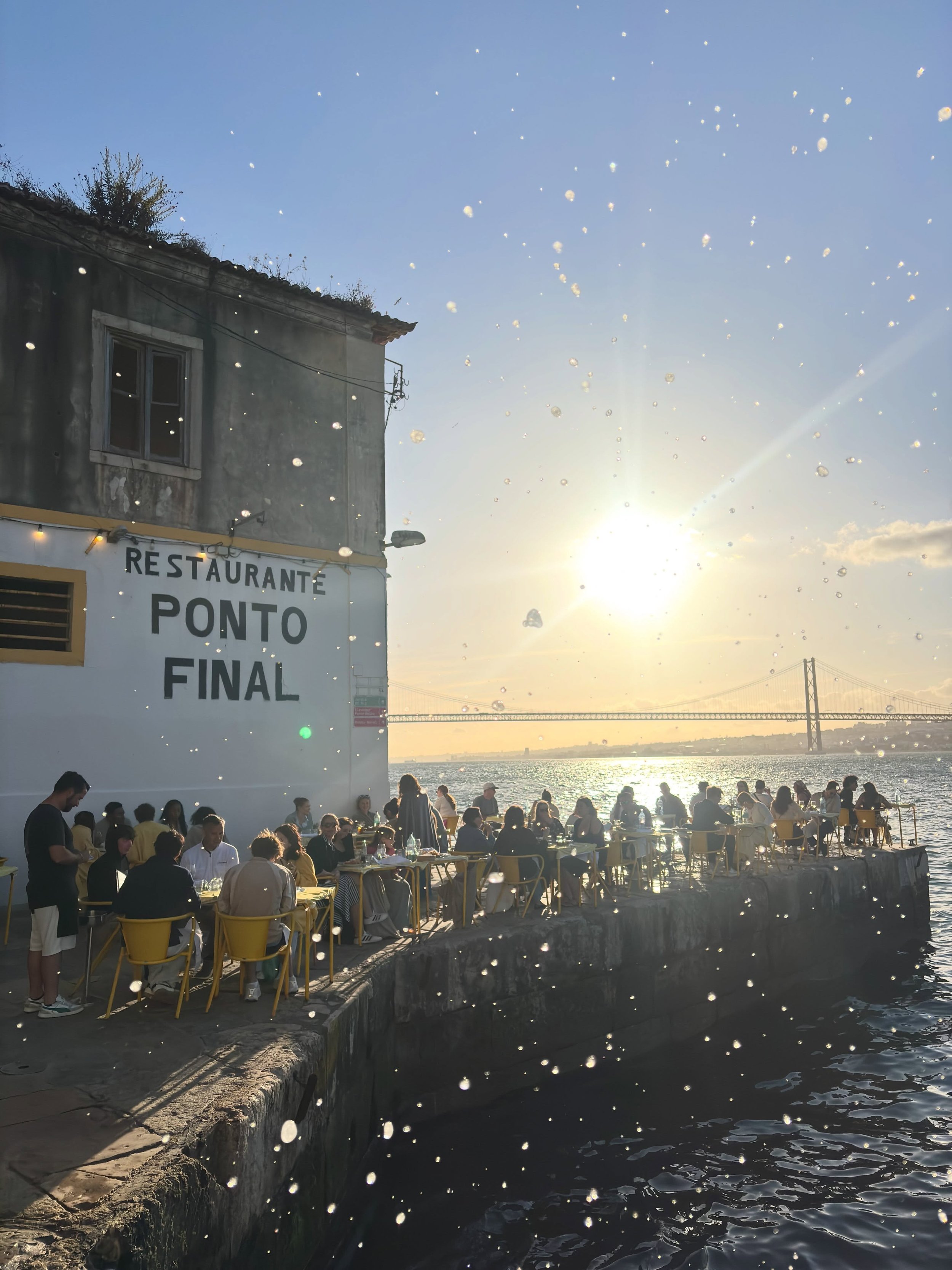 Dinner in Almada, Lisbon