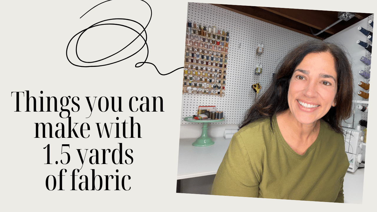 What can you do with 1.5 yards of fabric? 