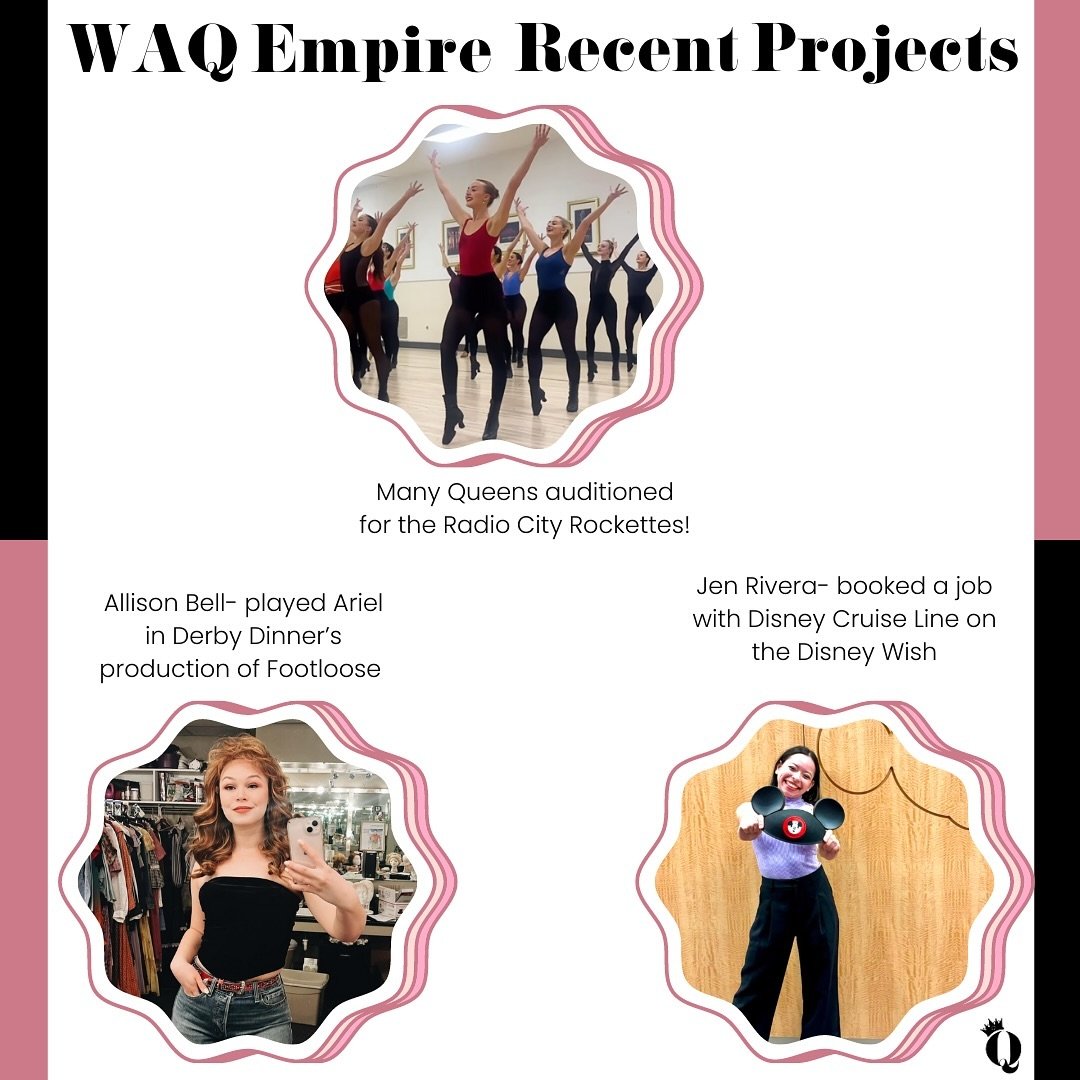 Keep up with the WAQ Empire and their recent projects! We are so proud of you!!