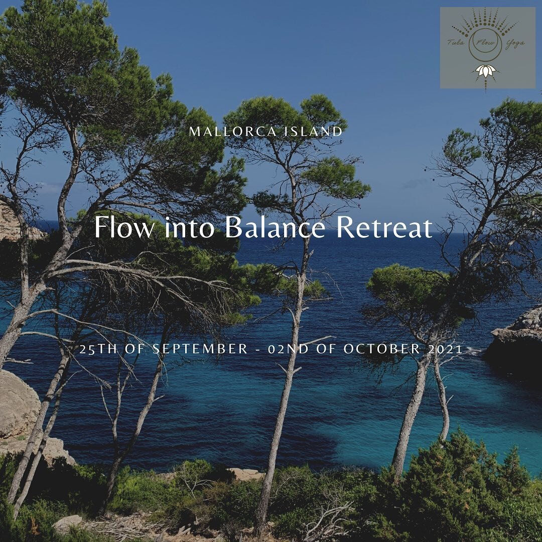***Flow into Balance Retreat Mallorca ***
&bull;
Join us for a magical week , filled with Yoga , nutritious food and nature -  surrounded by good vibes and like minded people 🙏
&bull;
Dates : 25/09/2021 -02/10/2021
&bull;
Teachers : @guaret.mallorca