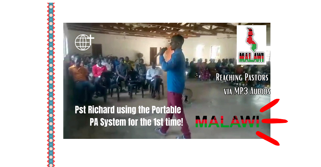 Malawai: Pastors can now hear Pst Brad via MP3 audio Teaching! (video)