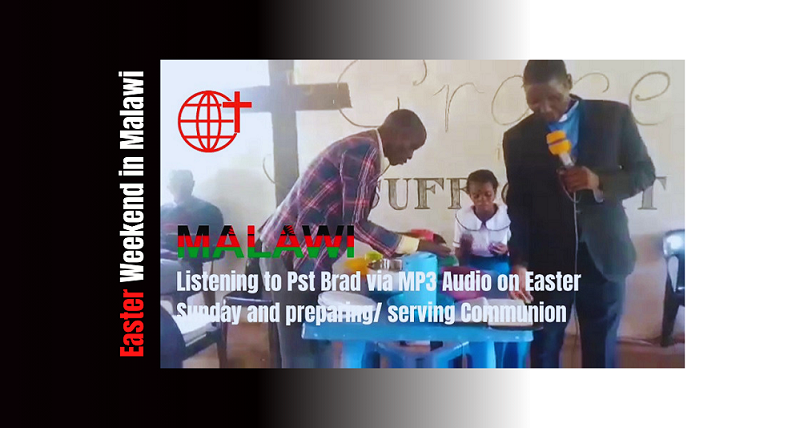 Easter Sunday in Malawi: Listening to Pst Brad Preach via MP3 Audio (video)