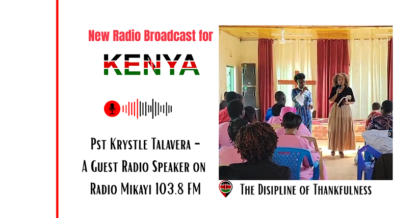 Kenya Radio: The Discipline of Thankfulness 2-Part Series (audio)