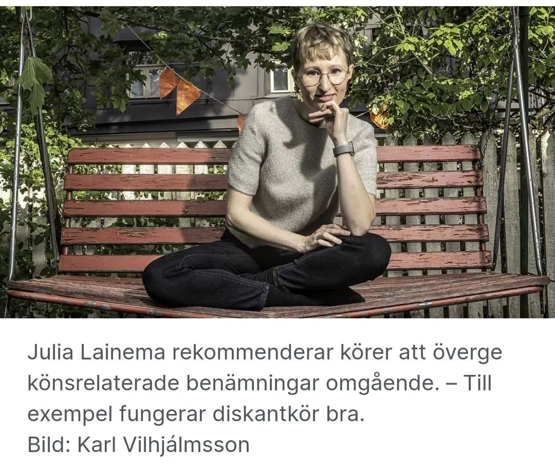 K&auml;vin t&auml;ll&auml; viikolla Hufvudstadsbladetin haastateltavana. Juteltiin Wilhelm Kvistin kanssa siit&auml;, mill&auml; tavalla kuorojen ohjelmistovalinnoissa n&auml;kyy mm. naisten, sukupuoliv&auml;hemmist&ouml;jen tai etnisiin v&auml;hemmi