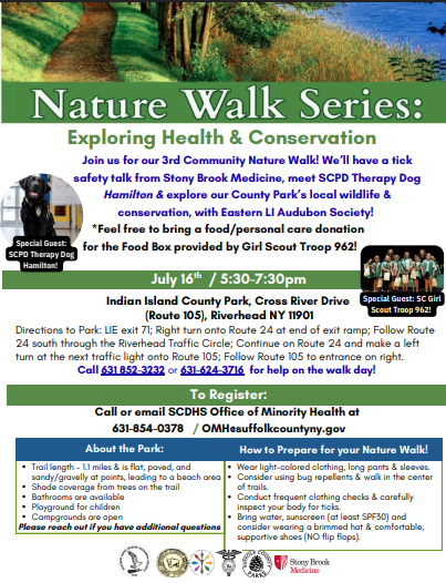 SC Dept of Health Nature Walk Series