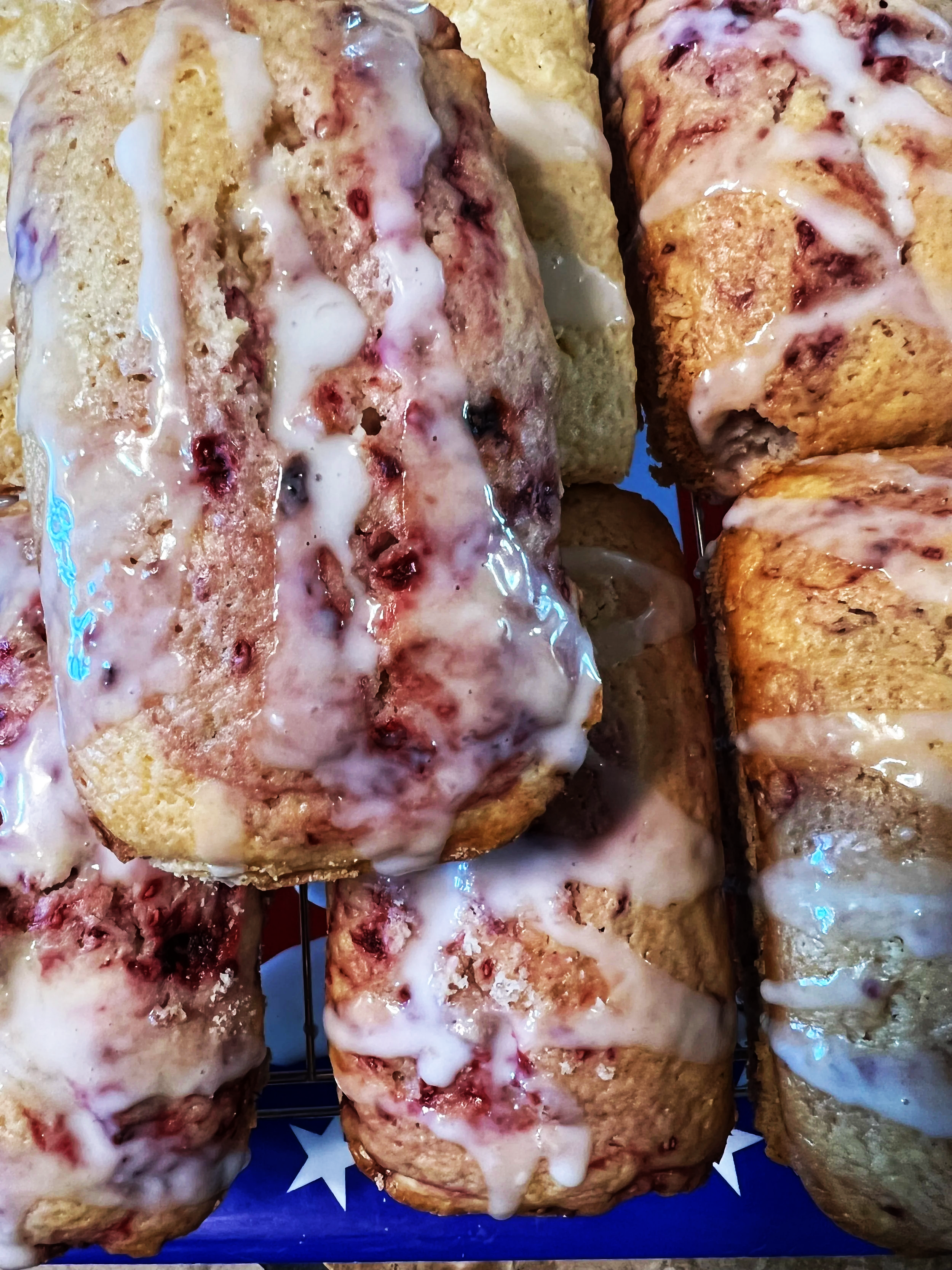 Lemon raspberry bread