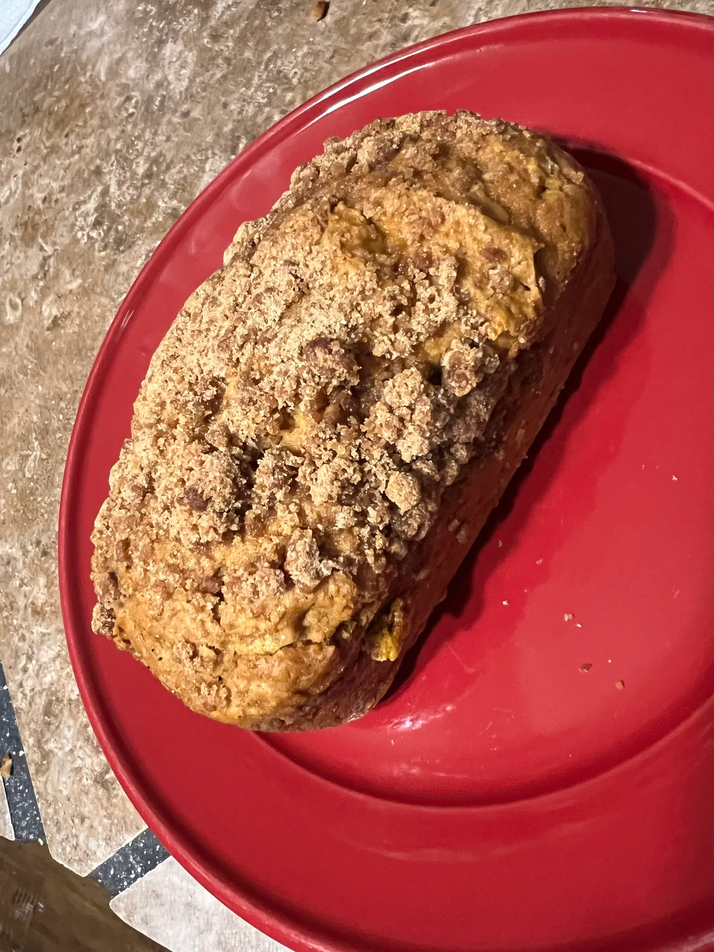 Cinnamon streusel bread