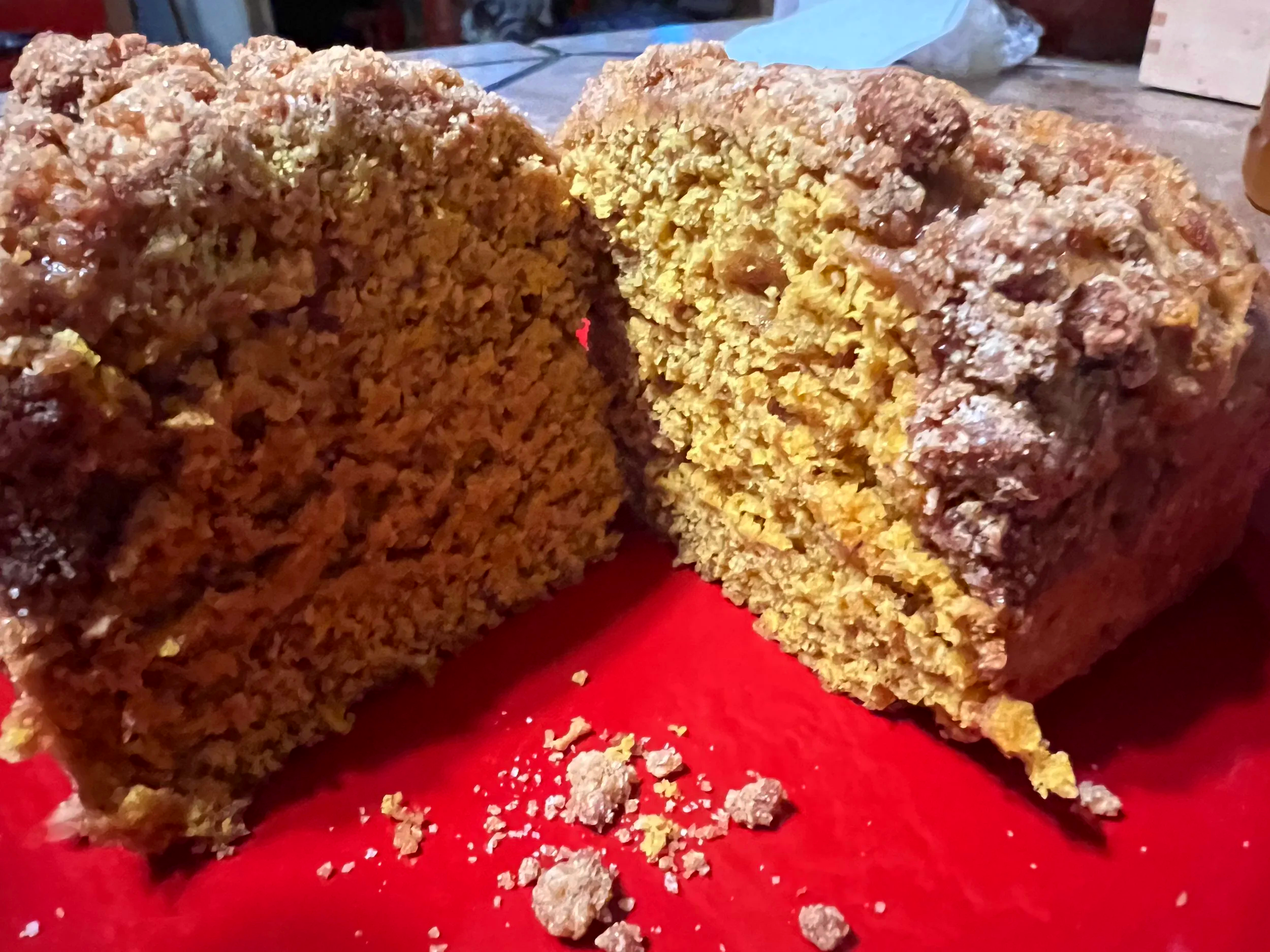 Pumpkin with Gingerbread Streusel