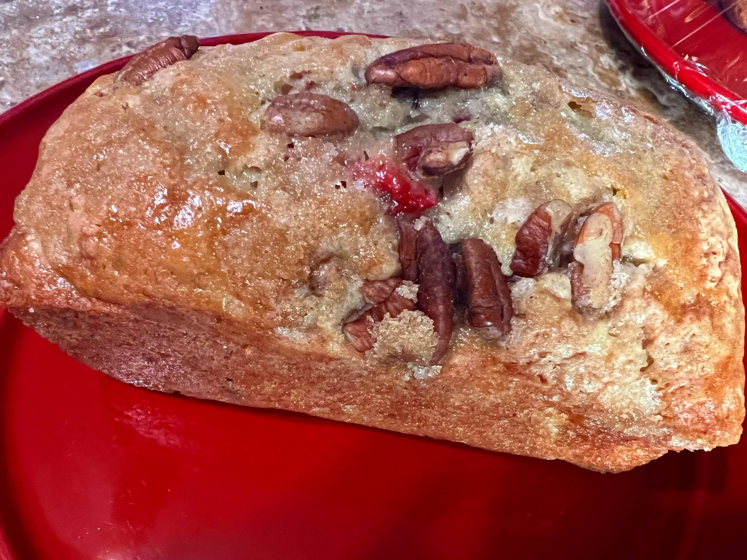  Banana, cranberry and pecan bread