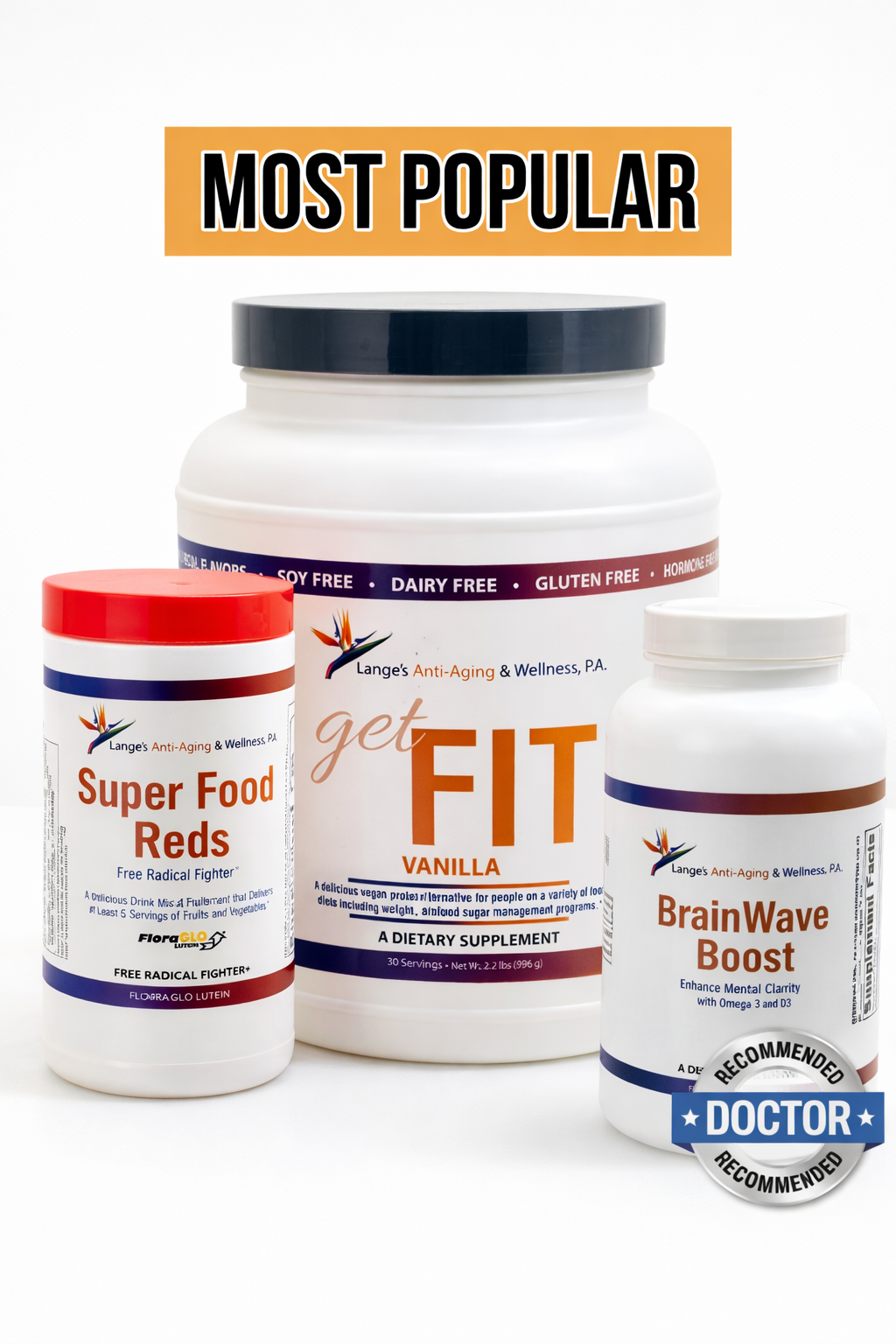 Dr. Lange Spring Reset Bundle — Weight Loss Energy Brain Clarity Supplements Lake Mary FL