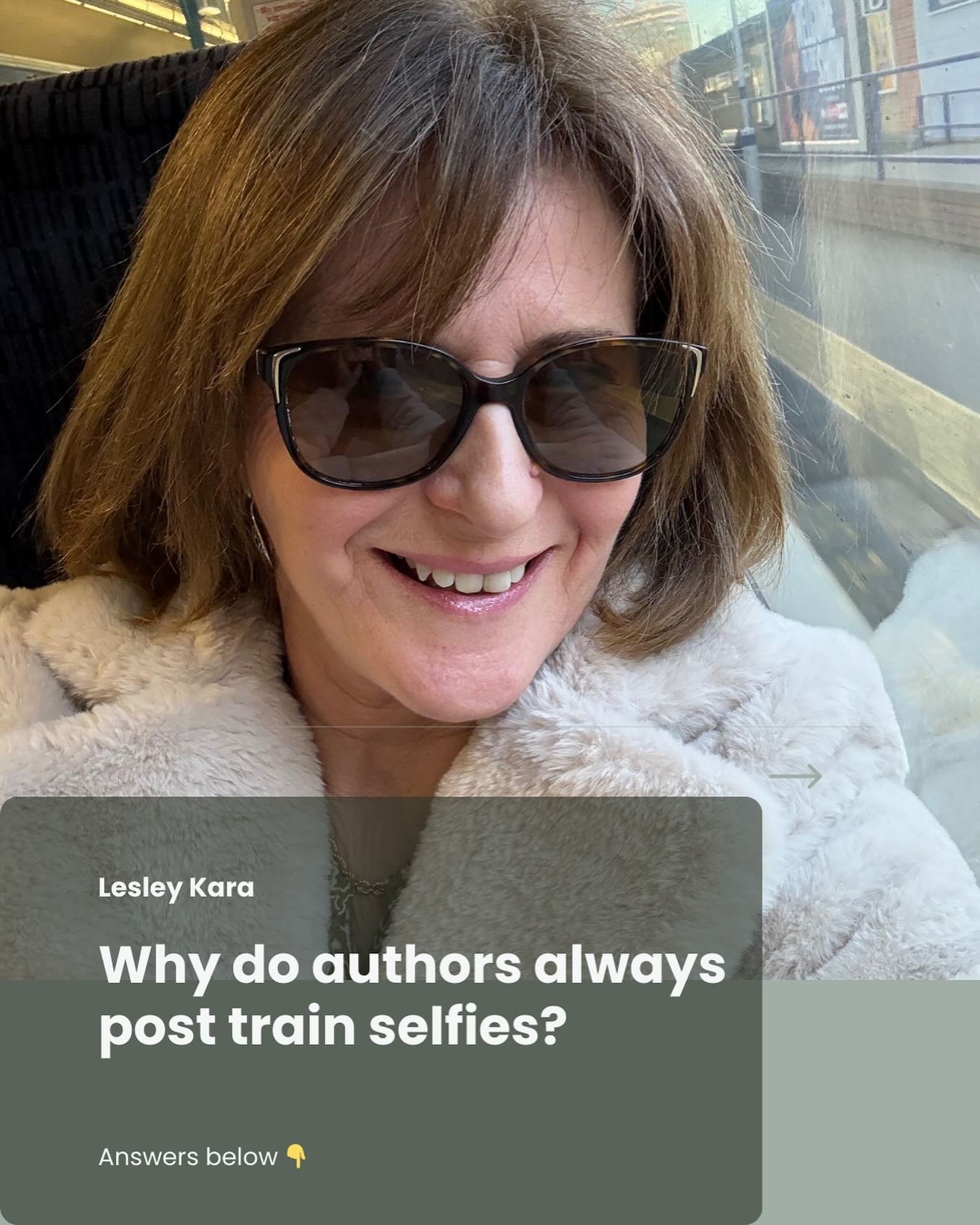 Trains: the unofficial office of every author who swears they&rsquo;re working. But seriously, why do we do it? I can&rsquo;t speak for everyone, but I have a few theories:

- We so rarely leave the house that when we do, it needs documenting. If we