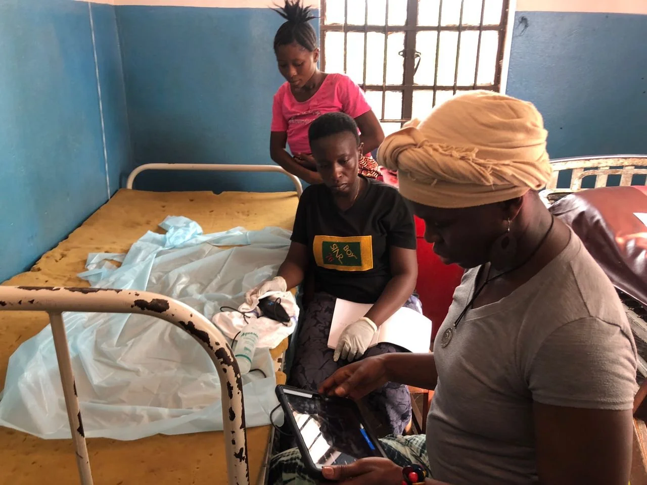 Reviewing data to input prior to scan