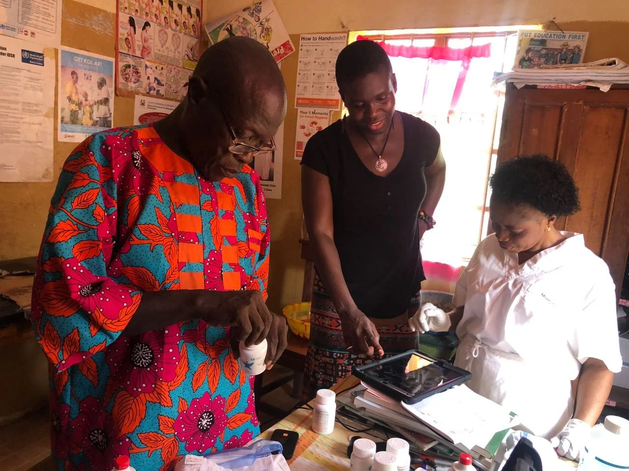 Reviewing data input on Butterfly IQ app