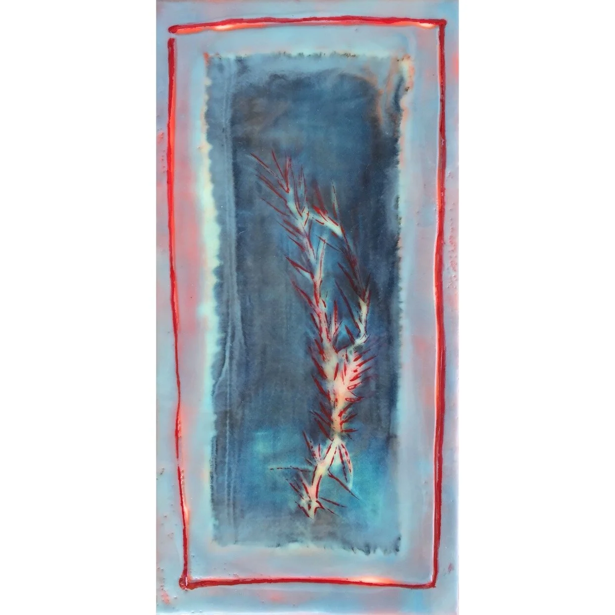  Blue rosemary . 2020.  6" x 12". $400