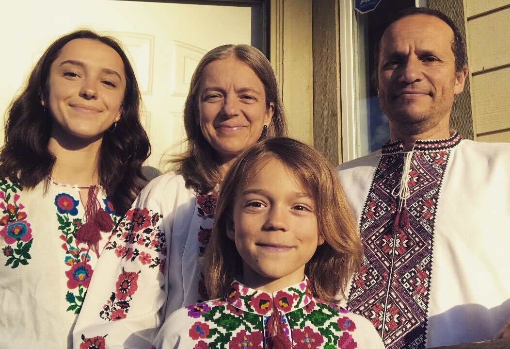 Every year on the third Thursday of May, Ukrainians all over the world wear their embroidered shirts for Vyshyvanka Day to celebrate Ukrainian culture and traditions. This year was no exception for Luba, Drew and their family. 

But, this year was es