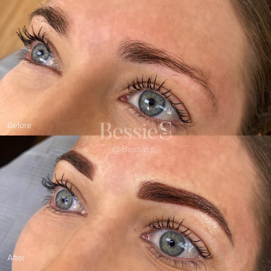 ✨ Ombre Brow Tattooing 

✅ Make your life and daily routine easier
✅ Help you achieve your desired shape
✅ Fix any unevenness you may have
✅ Look GOOD every single day

Photo shows before and immediately after, these brows will heal softer, cooler an