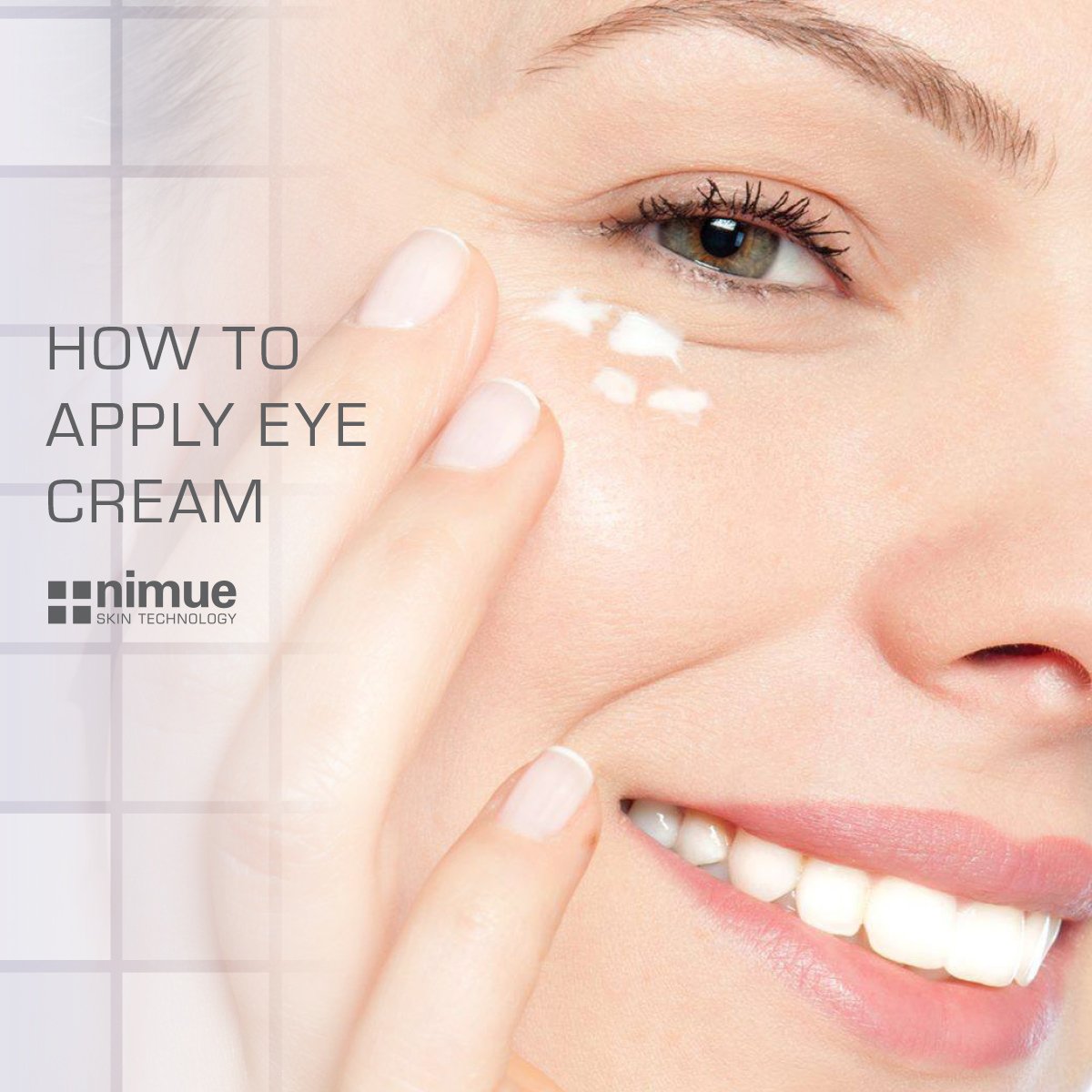 Perfect your eye cream application with these expert tips! 👁️✨

The skin around your eyes is delicate, so it's crucial to apply your eye cream correctly. Here's how:
 
🌟 Use your ring finger to gently dab a small amount around the orbital bone.
 
?