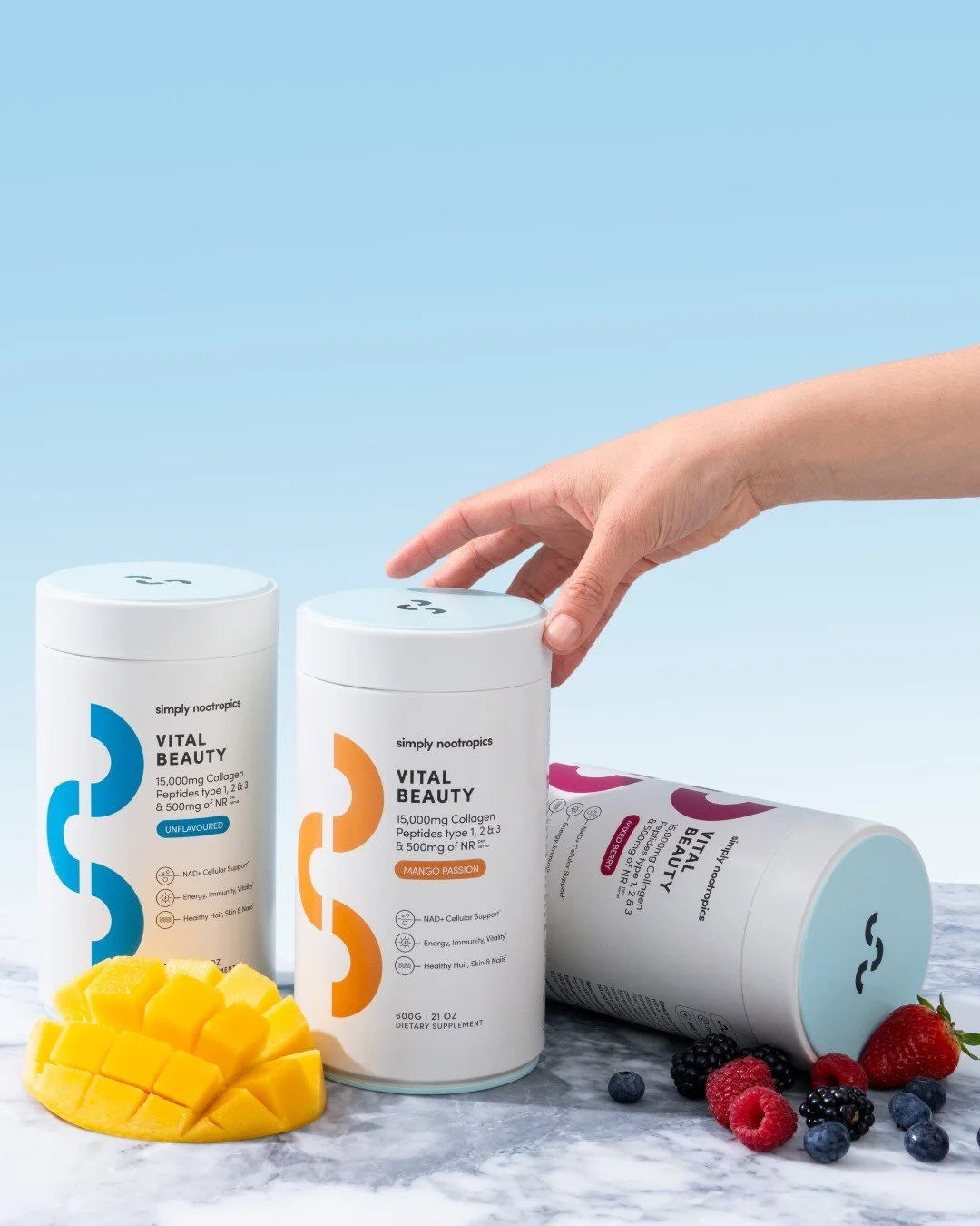 Say Hello to Vital Beauty from Simply Nootropics ! ✨ Your ultimate longevity collagen formula is here!

Designed to boost beauty and health from the inside out:
💫 Glowing skin &amp; shiny hair
💫 Reduced wrinkles &amp; joint discomfort
💫 Cellular v