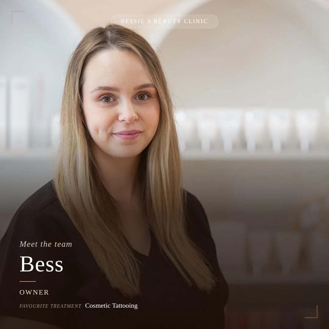 The faces behind your treatments.

We're a team of 7 here at Bessie S &mdash; each of us specialists in our own right, all of us genuinely passionate about making you feel looked after from the moment you walk in.

Swipe to meet a few of us. We'd lov