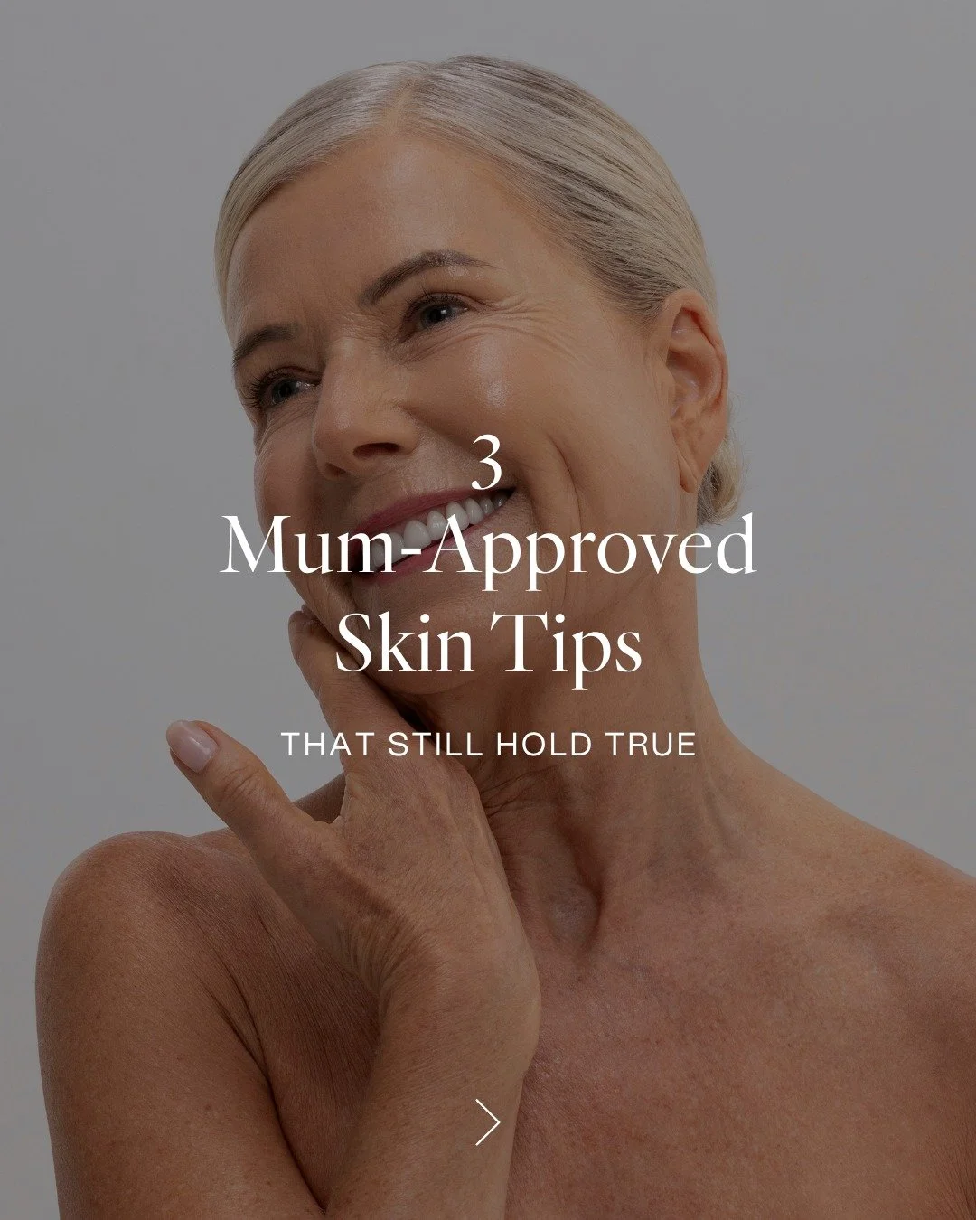 Some advice never gets old. 🤍

From "always wear sunscreen" to "stop picking at that" &mdash; the skincare wisdom passed down by mums everywhere turns out to be pretty solid.

We're grateful for it (even if we ignored it for a wh