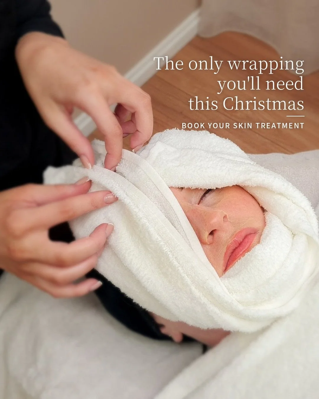 The only wrapping you&rsquo;ll need this Christmas 🎁✨

Forget the wrapping paper. This is the kind of wrap your skin has been waiting for 🤍

Our advanced skin treatments leave your skin calm, refreshed and glowing, just in time for the Christmas pa