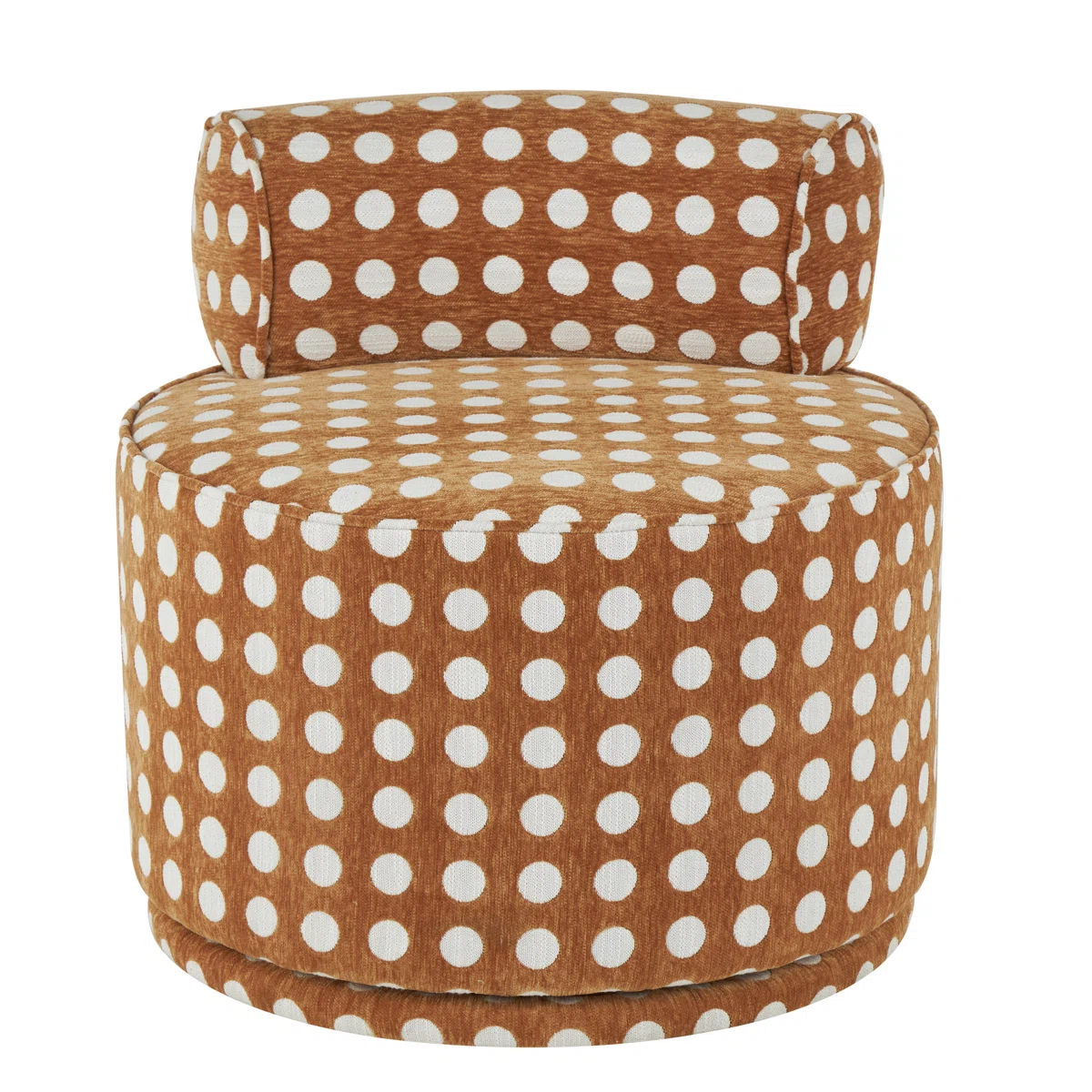 Herwig+Polyester+Round+Swivel+Boucle+Brown+Accent+Chair+with+White+Spots.png