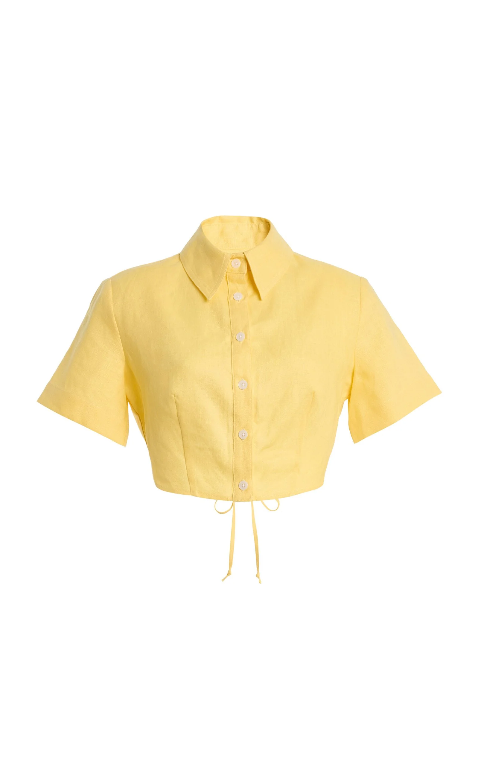 large_matthew-bruch-yellow-cropped-yellow-linen-tie-back-button-up.jpg