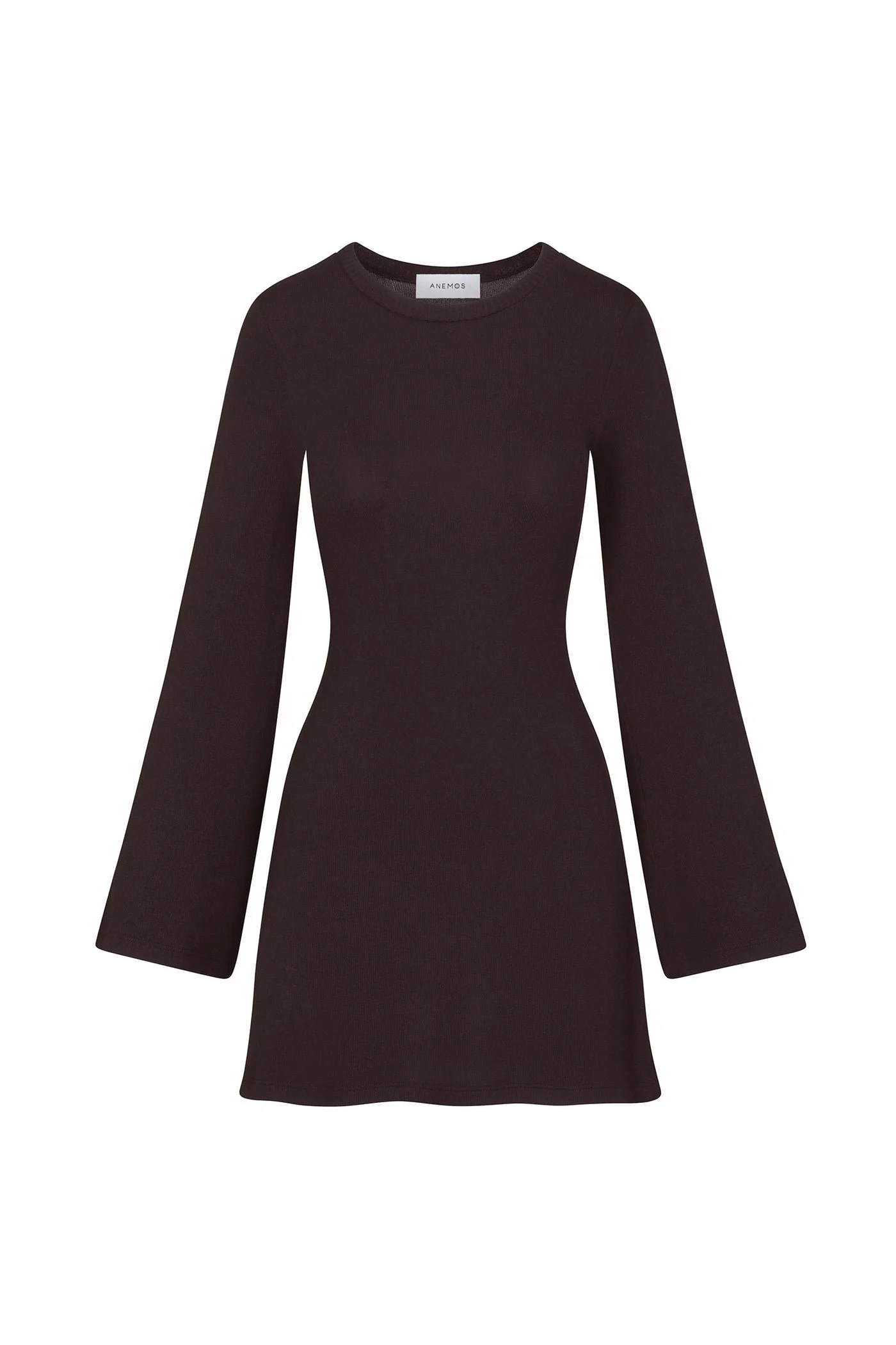 Bell_Sleeve_Mini_Dress_in_Espresso_Modal_Knit_1.jpg