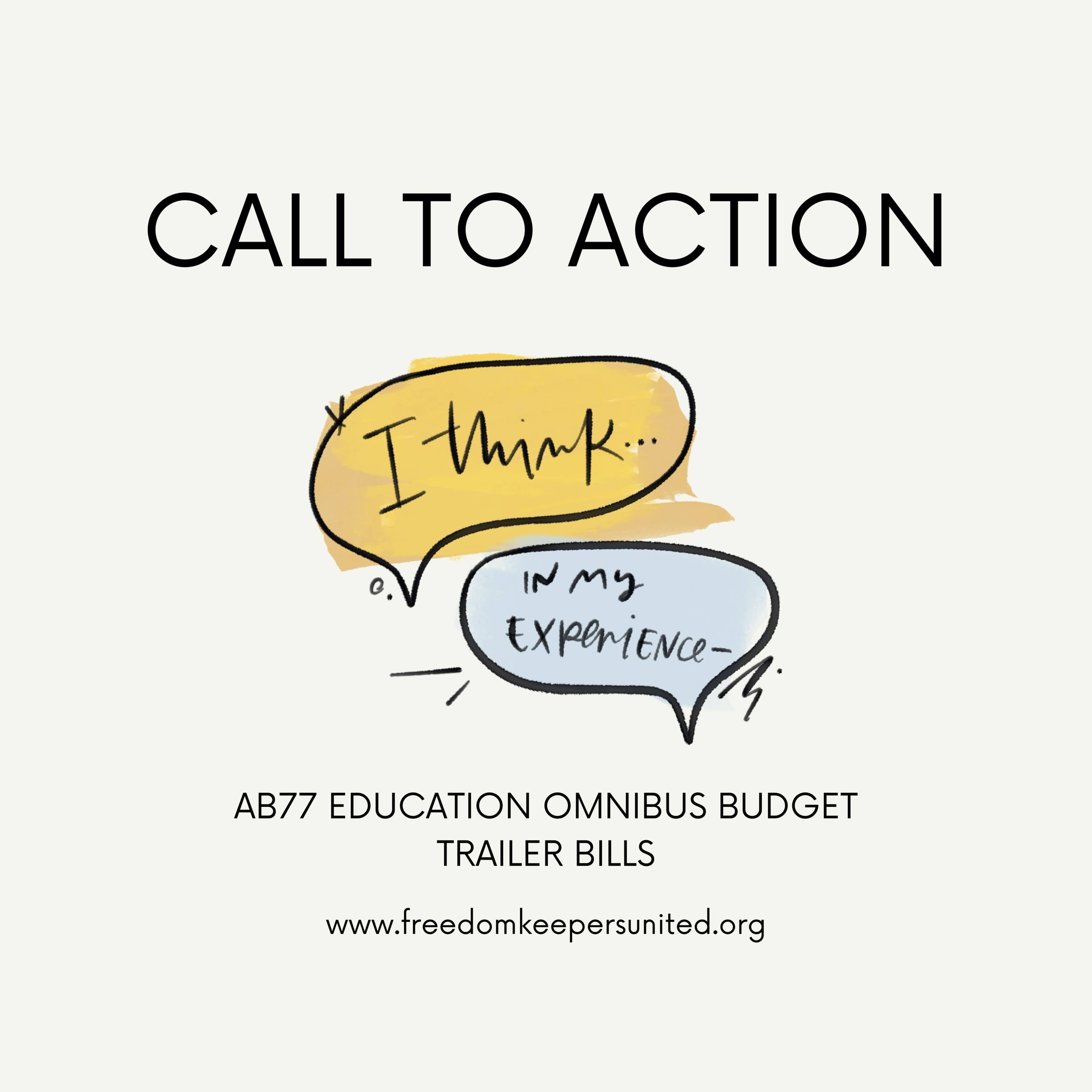 CTA: Continue Sending Emails per AB-77 Education Finance: Education Omnibus Budget Trailer Bill