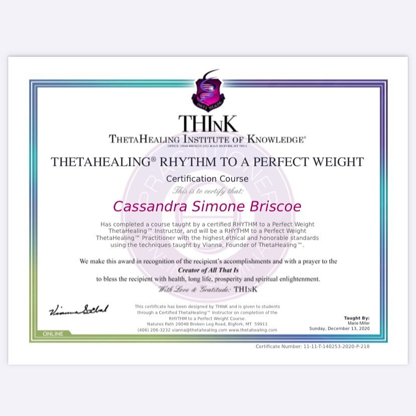 Another certification under my belt! I can now help you find the Rhythm to your Perfect Weight! 

I strive to meet you where you are at because I know how difficult and downright triggering it can be to change our eating habits🥦🥬🍎🍐🍊🥔.

My appro