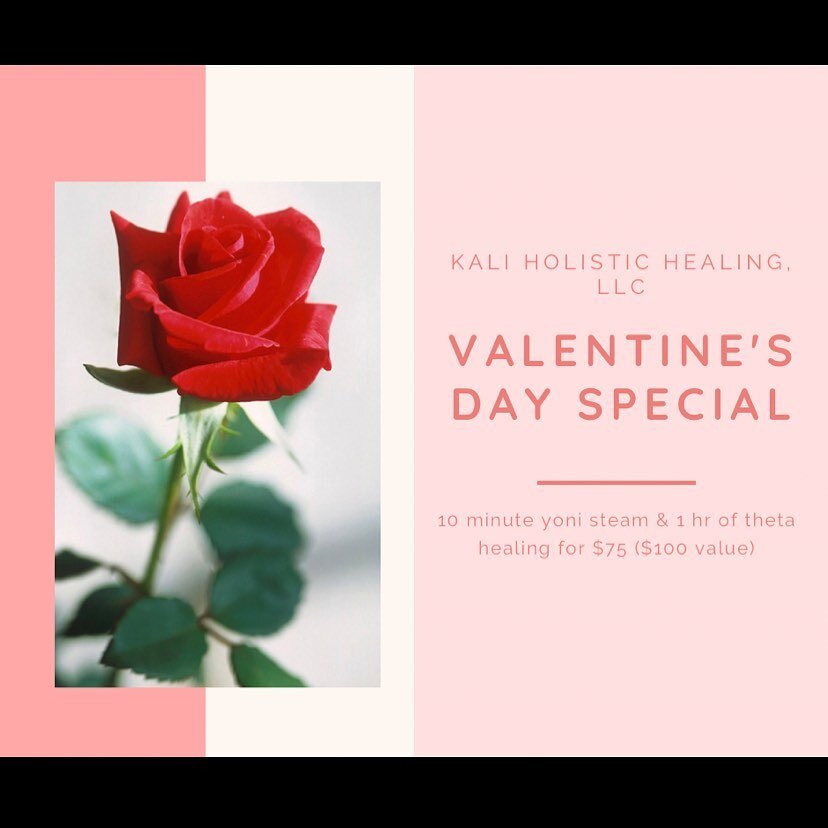 💗❤️💗❤️

Celebrate LOVE with a delightful self-care package from Kali Holistic Healing.

Now, through Valentine&rsquo;s Day, you can book a V-Day Special which includes an hour of energy work with a focus on the 💗💚HEART💚💗chakra and 10 minute yon