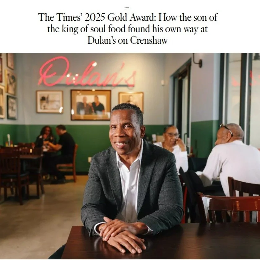 Major congratulations to @dulans_on_crenshaw for winning The Times' 2025 Gold Award. It is always a pleasure to see a business thriving.

#dulansoncrenshaw #congratulations #goldaward #latimes
