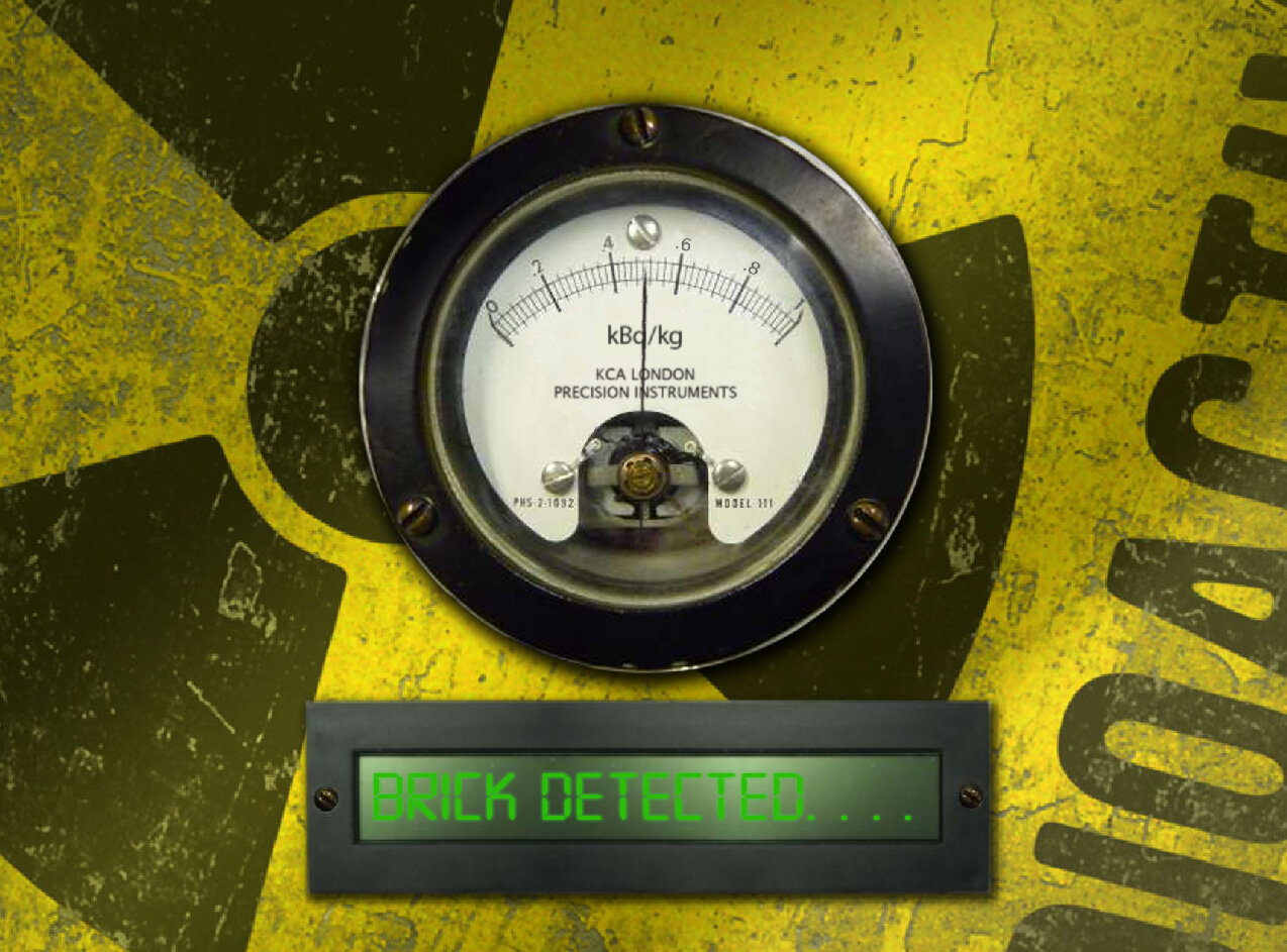 'Geiger Counter' Exhibit - NECSA. This is the display from an exhibit that I wrote the software for. It used RFID tags and was controlled with an Arduino board. A number of common daily items (or models of them) were fixed on a turntable which users