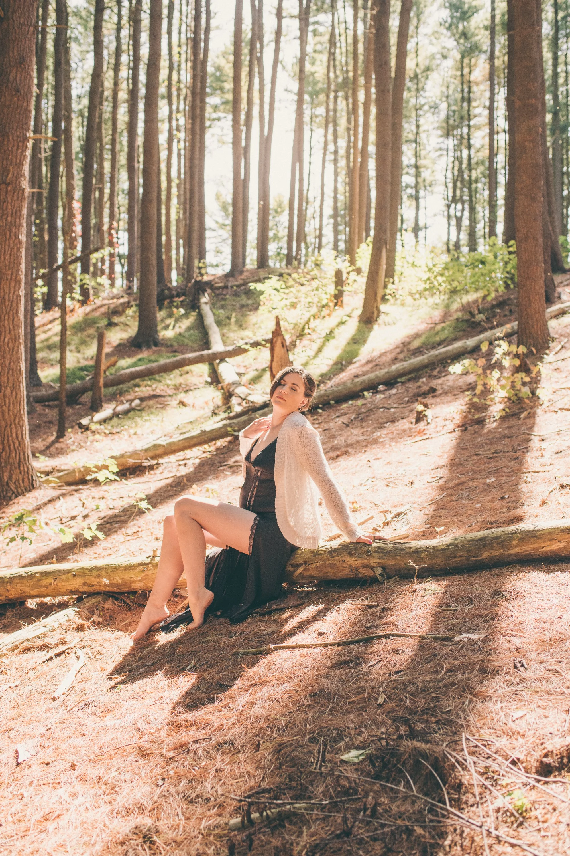 Boudoir in the Great Outdoors of Reading, MA
