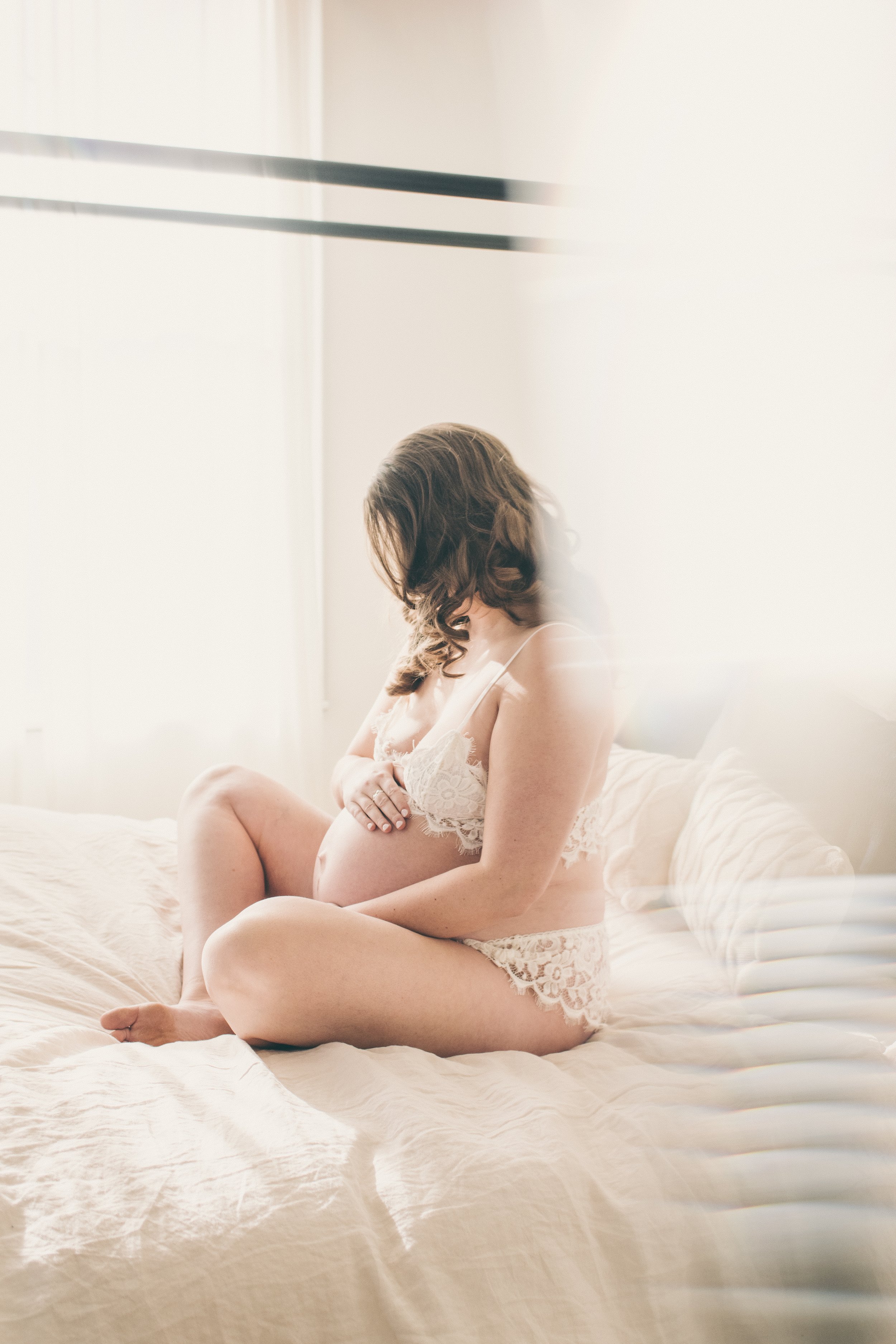 Soft &amp; Romantic Maternity Boudoir | Boston Boudoir Photographer