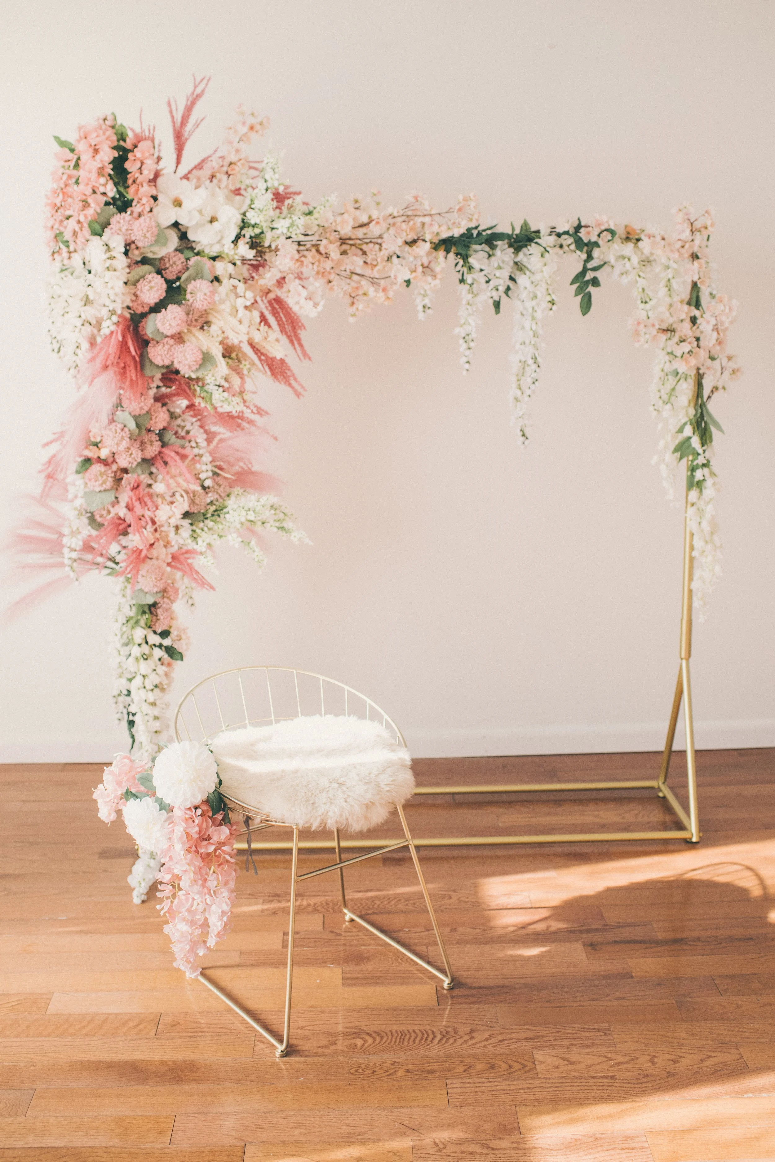 A New Floral Backdrop for Our Reading Boudoir Studio