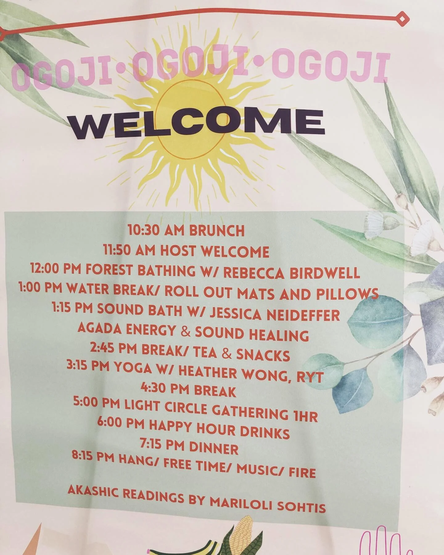 🤩 What a magical weekend!

🌳Forest bathing with @simplywyldwood 
🌈 sound healing with @agadaenergyandsoundhealing
☀️light circle gathering with @kate.priestley 
⚡️Akashic reading with @mariloli.sohtis 
🎶 campfire singing with songwriter @hannahha