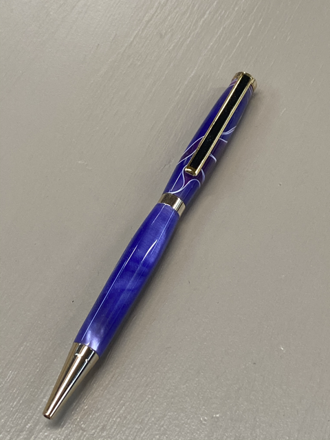 Slimeline Pen in Purple Swirl
