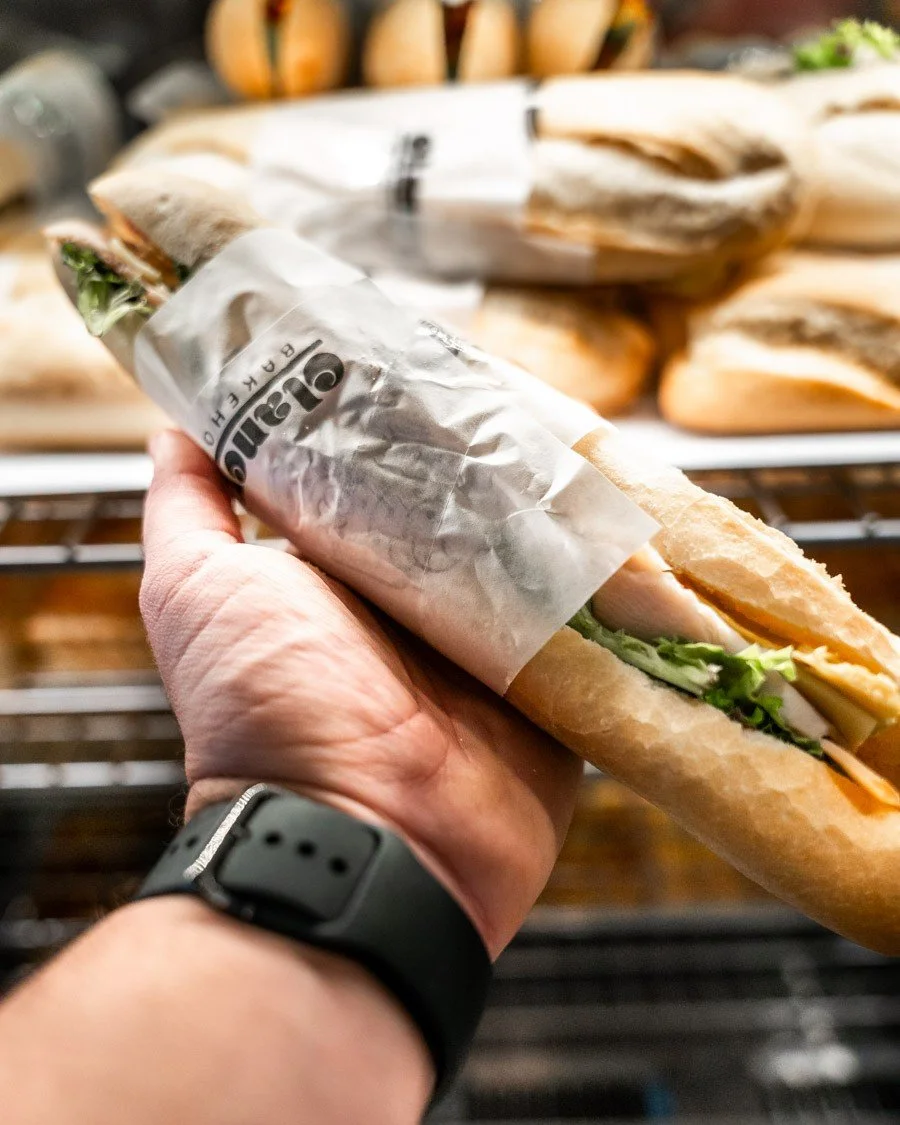 Our baguettes might just be the most popular grab-and-go lunch  that we have&mdash; best enjoyed fresh, no need to be heated. Plenty of flavours and made with pride. 🥖