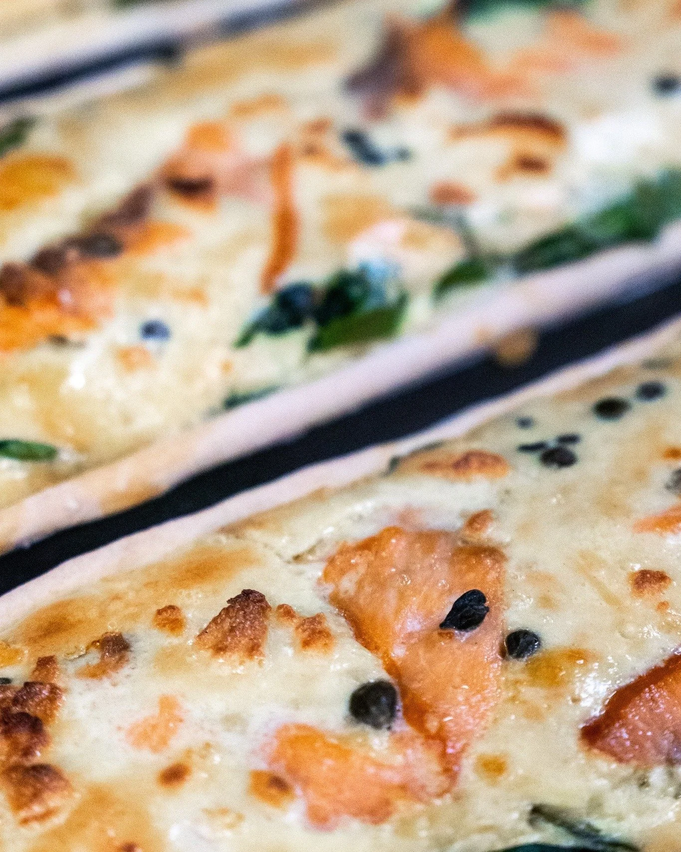 Newest addition to the family quiches lineup:
Smoked salmon, cream cheese &amp; capers&hellip; and honestly, this might be our best one yet 👀
