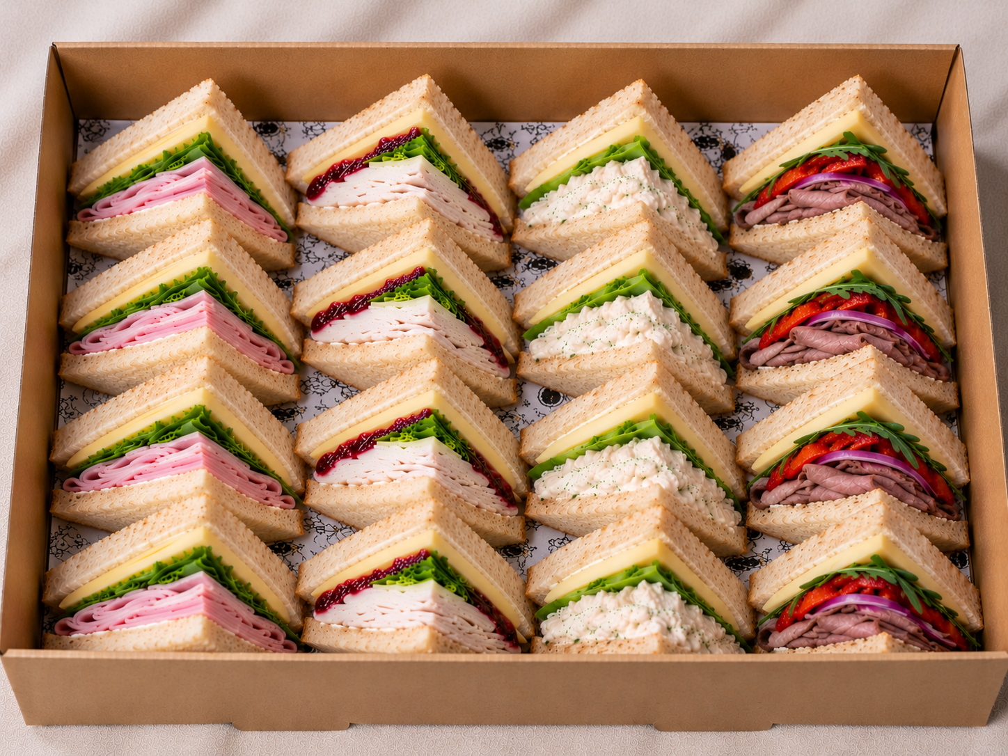 Neatly Arranged Gourmet Sandwich Platter.png