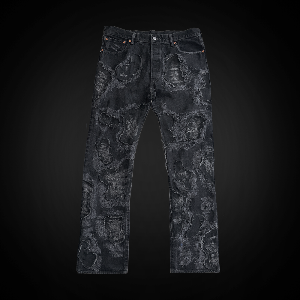 "Goede" Reworked Levis Denim Jeans 34W x 32L