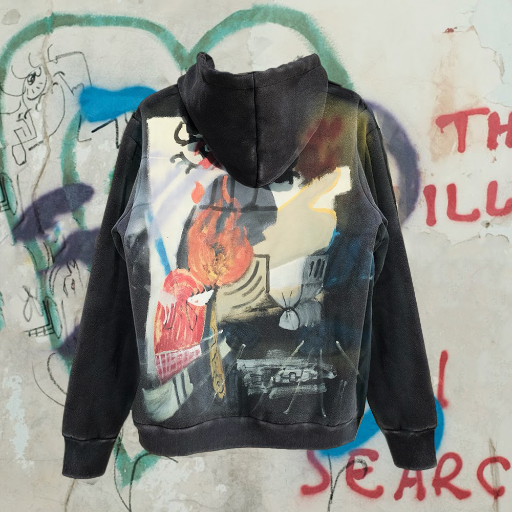 "Iusencre" on Canvas Pullover Hoodie