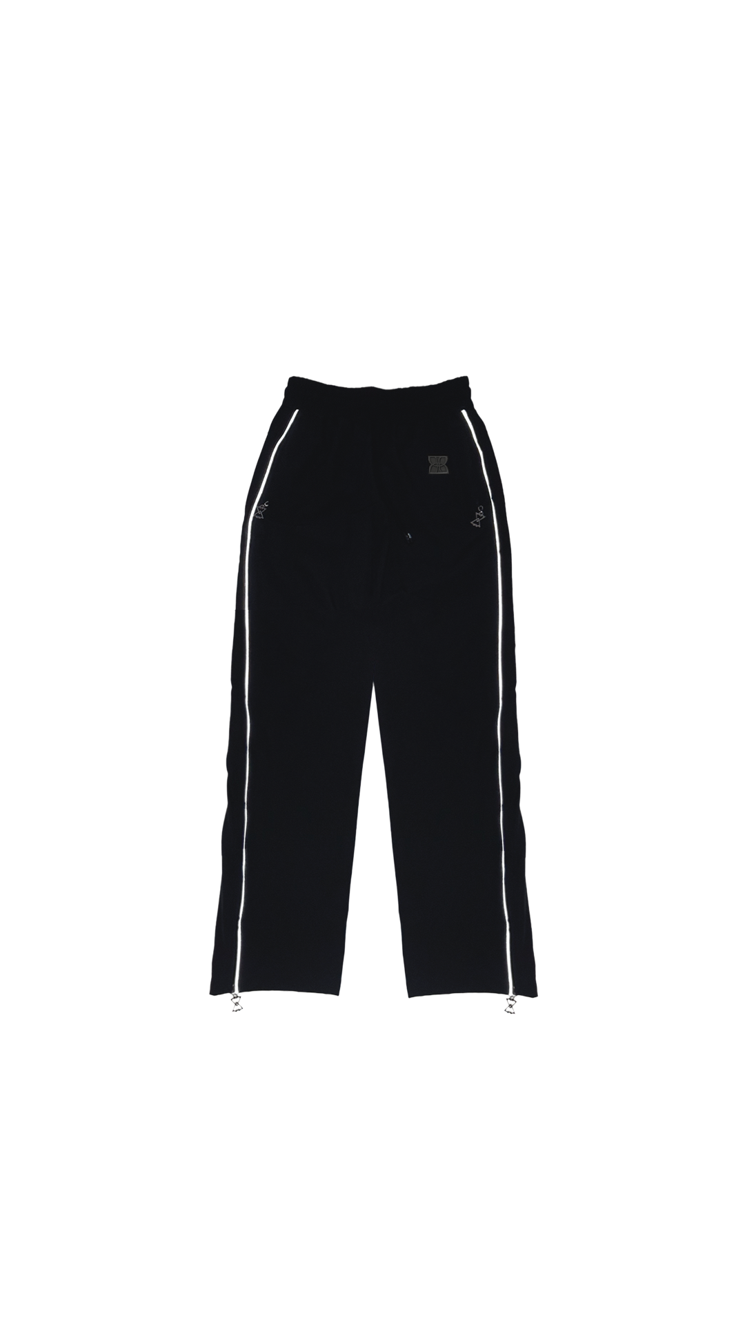 INFINITY PANTS Full-Flare Track Pants (JET BLACK)